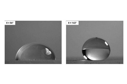 水滴角對比 水滴角對比